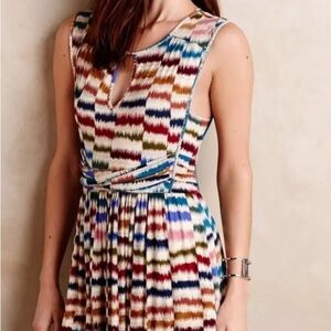 Anthropologie Colorful Striped Dress
